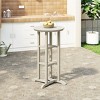 WestinTrends Malibu 42" All Weather HDPE Outdoor Patio Bar Height Bistro Table - Round - 2 of 4