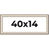 PosterPalooza | Panoramic Contemporary Silver Frame - UV Acrylic, Foam Board Backing, Hanging Hardware - 2 of 4