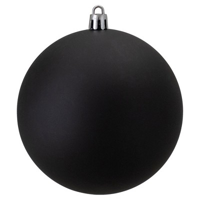 Northlight 4" Shatterproof Matte Christmas Ball Ornament - Black