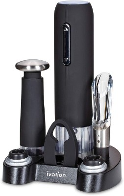 Oster Cordless Rechargeable Electric Wine Opener Wine Kit : Target