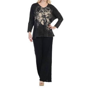 Women's Jasmine Cotton Dolman Sleeve Top - Jess & Jane - 1 of 2