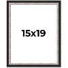 PosterPalooza | Simple Silver Picture Frame - UV Acrylic, Foam Board Backing, Hanging Hardware - 2 of 4