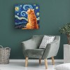 Canvas Wall Art - Ivan Guaderrama 'Under Starry Night' Wall Art for Living Room, Bedroom, or Office Décor by Trademark Fine Art - 14 x 14 Inches - 4 of 4