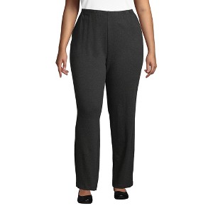 Lands' End Women's Sport Knit High Rise Pants - 1 of 4