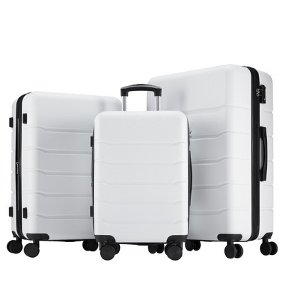 YONWAY 3 Piece Luggage Set, Expandable Hardside Carry-On Luggage, with TSA lock & Spinner Wheels, for Travel