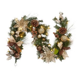 6 Ft Christmas Garland with Lights - 1 of 4