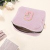 Unique Bargains Letter g Pattern Makeup Bag 1 Pc - 3 of 4