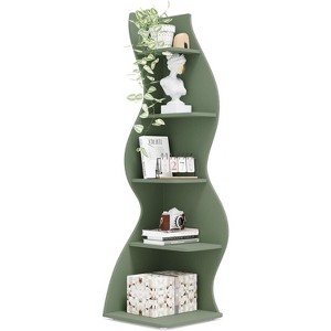 Dexmalle Unique 5-Tier Wall Corner Storage Shelf - 1 of 4