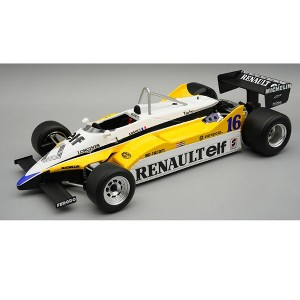 Renault RE30B #16 Winner F1 "Italian GP" (1982) "Mythos Series" with Display Case Limited Edition 1/18 Model Car by Tecnomodel - 1 of 4