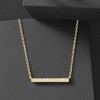 Ross-Simons 0.25 ct. t.w. Diamond Bar Necklace in 14kt Yellow Gold Size 16 - 3 of 4
