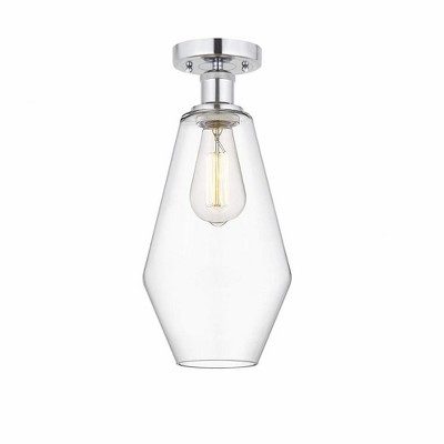 Cindyrella - 1 Light Semi-Flush Mount In Nautiical Style-14.75 Inches Tall and 7 Inches Wide
