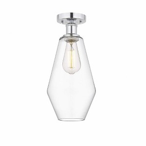Cindyrella - 1 Light Semi-Flush Mount In Nautiical Style-14.75 Inches Tall and 7 Inches Wide - 1 of 1