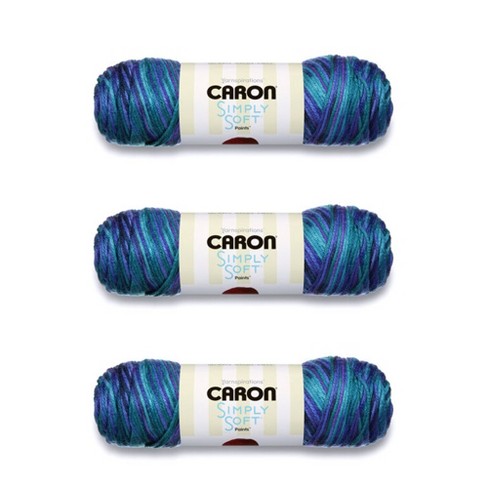 Caron Simply Soft Oceana Paints Yarn - 3 Pack Of 141g/5oz