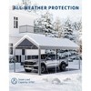 Extra Large Heavy Duty Carport – 8-Leg Portable Garage Shelter with All-Season Tarp for Car, Truck, SUV - 4 of 4