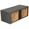 Square Kicker Solobaric Dual 12" Ported L3 L5 L7 Subwoofer Box Speaker Enclosure - 2 of 4