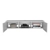 INFURNIC TV Stands and Consoles Wall Mounted Entertainment Center with Cabinets and Open Shelf for Living Room Bedroom, White, 53.14"*14.96"*3.5" - 2 of 4