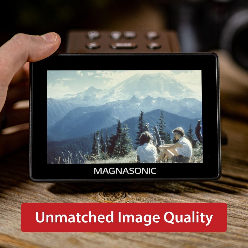 Magnasonic All-in-One 25MP Film Scanner Large 5" Display & HDMI,Converts 35mm/126/110/SUPER 8 Film & 135/126/110 Slides - Black, 5 of 9