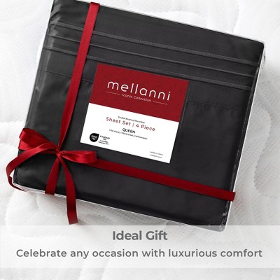 Full Black Microfiber Deep Pocket Sheet Set