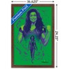 Trends International Marvel She-Hulk: Attorney At Law - Pose Framed Wall Poster Prints - 3 of 4