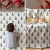 Christmas Flannel Blanket Throw, Christmas Trees Soft Fuzzy Plush Cozy Blankets for Couch Sofa Bed, Ideal Gifts for Kids Wife Self - 4 of 4
