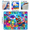 QUOKKA Baby Play Mat for Floor - Ocean ABC Rug for Kids Toddlers Infants - Extra Thick Large Padded Non-Slip Nursery Rug for Crawling and Playing - 2 of 4