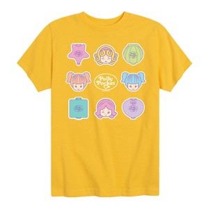 Boys' - Polly Pocket - Polly Pocket Grid Short Sleeve Graphic T-Shirt - 1 of 3