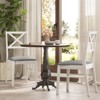 Tangkula Dining Chairs Set of 2 Upholstered Kitchen Side Chairs w/ Rubber Wood Frame - 2 of 4
