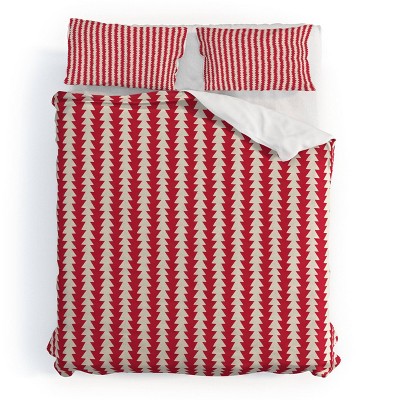 Deny Designs Avenie Modern Craft Arrow Chevron Duvet and Sham Set