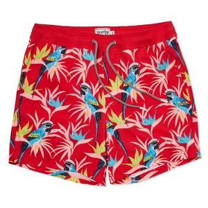 Men's Party Pants Skippa Swimsuit Bottom - Red - 1 of 4