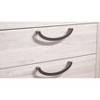 Vynxaria Contemporary Beige & White Nightstand ¨C Sleek Storage Solution - 3 of 4