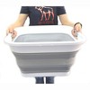 SAMMART Collapsible Plastic Laundry Basket/ Square Tub - 2 of 4
