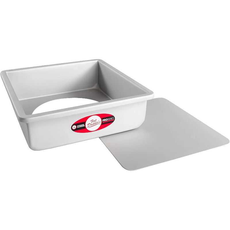 Fat Daddio's Anodized Aluminum Cheesecake Pan with Removable Bottom, Square, 1 of 5