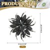 Unique Bargains Wedding Party Birthday Vintage Rhinestone Crystal Flower Lapel Brooch Pin 2 Pcs - 2 of 4