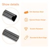 Unique Bargains 304 Stainless Steel Durable Reusable Heart Shape Drinking Straw 8.46" x 0.31"(L*W) - 3 of 4