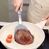 5 Pieces Silicone Spatula Set, BPA Free Silicone Turner Spatulas, Heat Resistance Durable Cooking Utensils Light Grey - 2 of 4