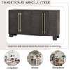 TIRAMISUBEST Sideboard Buffet Cabinet with Storage, Accent Storage Cabinet with Adjustable Shelves and Gold Handles for Kitchen and Living Room - 4 of 4