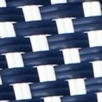 navy & white/natural frame