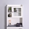 PAGED Bathroom Storage Cabinet, Modern Over Toilet Storage with Shelves and Door, Storage Unit for Bathroom, Space Saving - 2 of 4