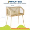 Wooden Hamster Cage with Legs, Chew Proof Guinea Pig Cages with Acrylic Window & Openable Top, Hamster Habitat Enclosure for Guinea Pigs, Gerbil - 2 of 4