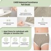 CARER Unisex Incontinence Diaper Cover Washable, Leakproof Waterproof Underwear for Added Protection Over Diapers, Reusable - 4 of 4