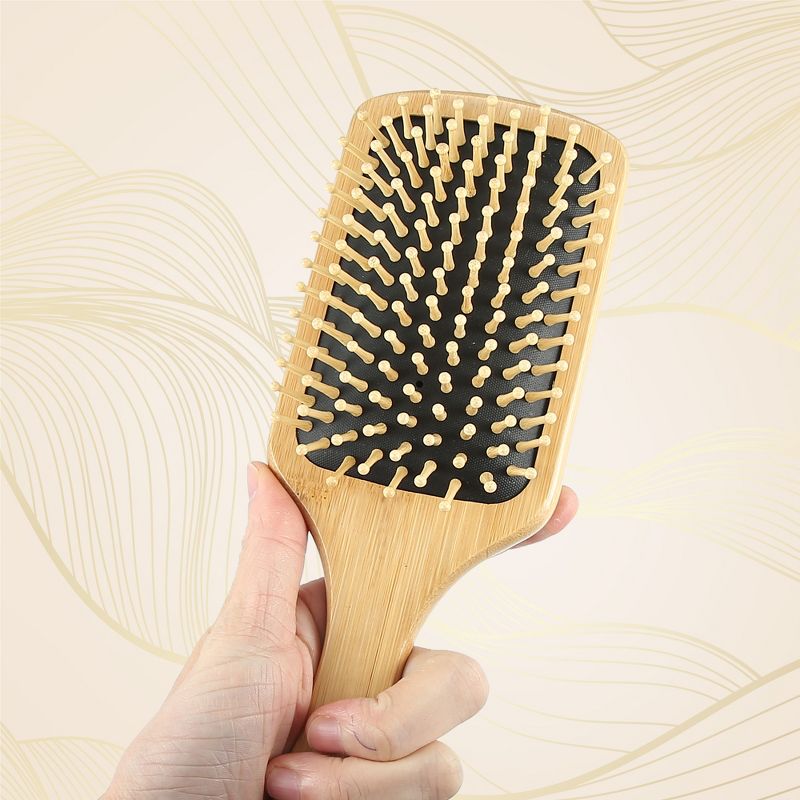 Unique Bargains Nylon Bristles Hair Paddle Brush, 4 of 5