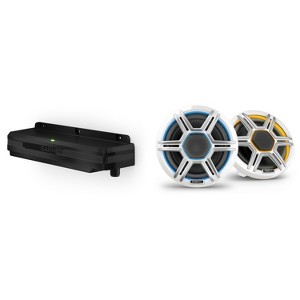 Garmin Fusion Apollo AP-FL65SPW 6.5" LED Marine Speakers Sport Grills, White, Pair with Garmin Spectra LC302 3-Zone LED lighting Controller, Compat... - 1 of 4