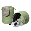 Colonial Mills Clean & Dirty Woven Hamper Set-2 - Moss Green 17"x17"x22" 19"x19"x15" - 3 of 3