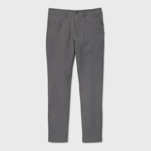 Men's Every Wear Slim Fit Chino Pants - Goodfellow & Co™ Dark Gray 32x34