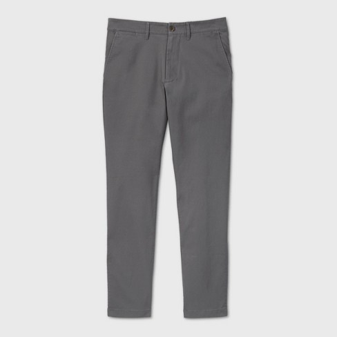 Men's Regular Fit Straight Cargo Pants - Goodfellow & Co™ Gray 38x30