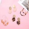 16-Pair Statement Acrylic & Rattan Earring Set | Boho Summer Jewelry - 4 of 4