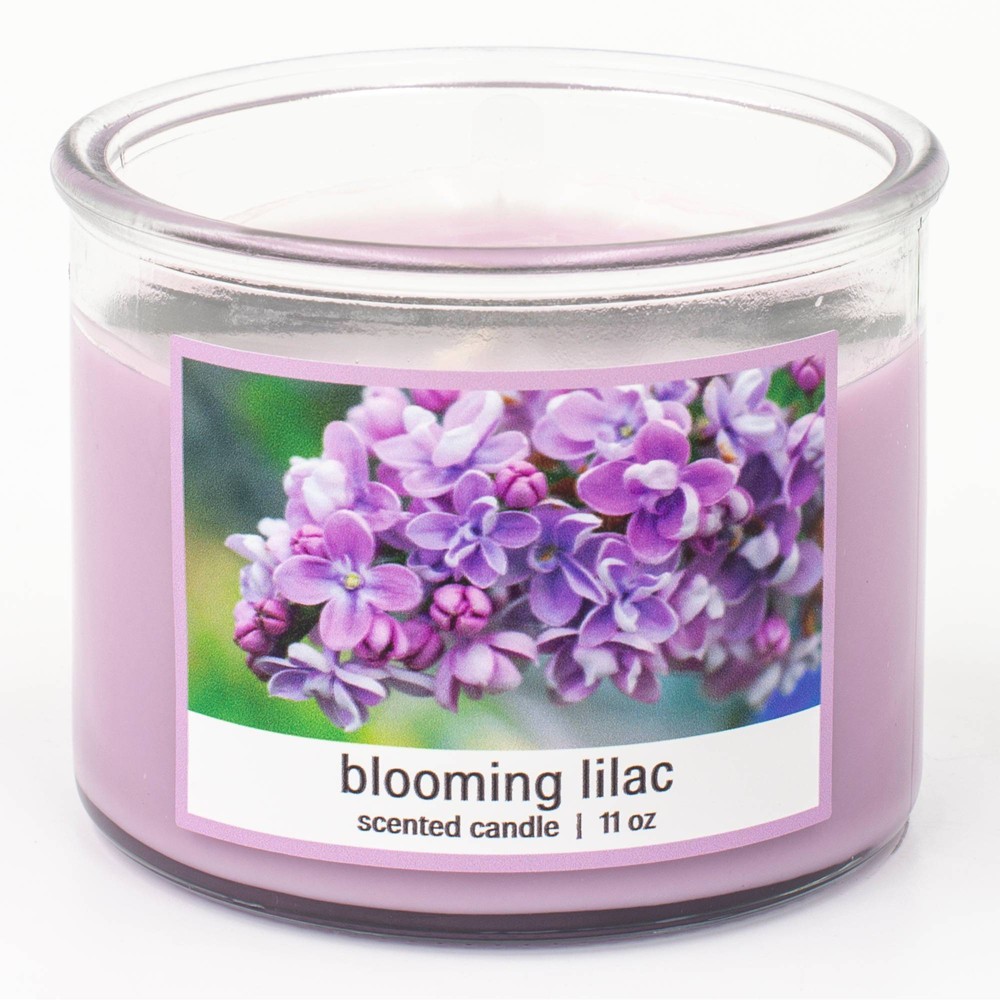 11oz Glass Jar 3-Wick Clasico Blooming Lilac Candle