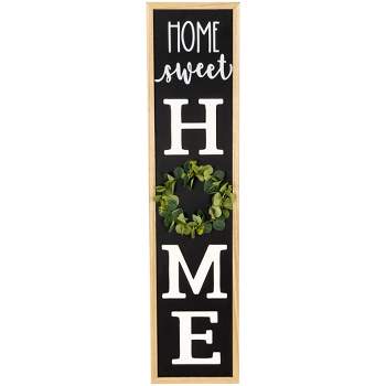 Northlight 40 Inch "Home Sweet Home" Wooden Framed Outdoor Porch Board Sign Decoration