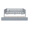 Whisen Twin Size Wood Daybed with Space-Efficient Trundle and Fence Guardrails, Sturdy Structure - 4 of 4
