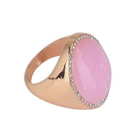 Louis Vuitton Pink Quartz Trunk Cocktail Ring